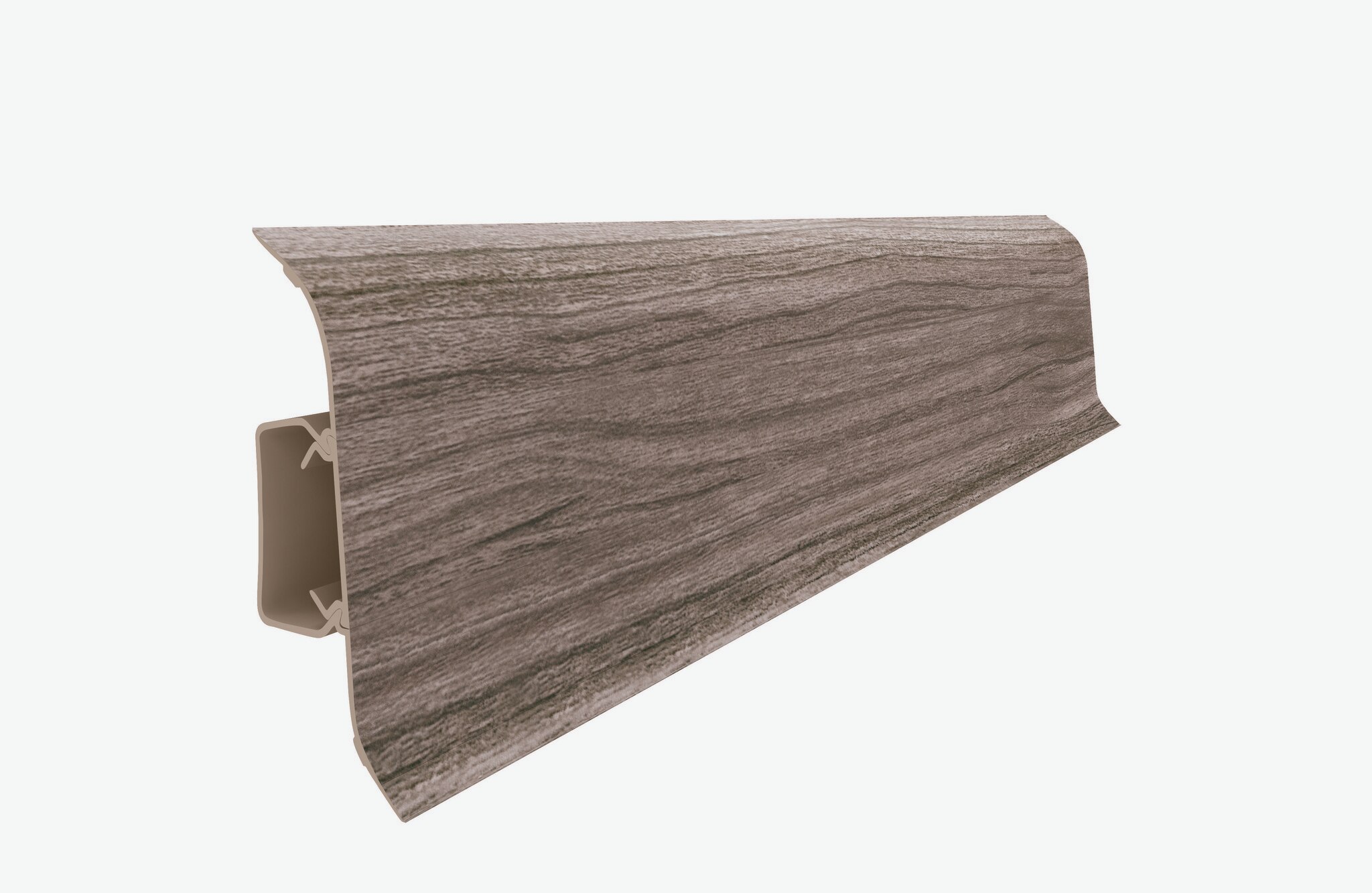 Plinta flex 553 parchet, PVC, Stejar Argintiu, 2500 x 55 x 22 mm, Vilo