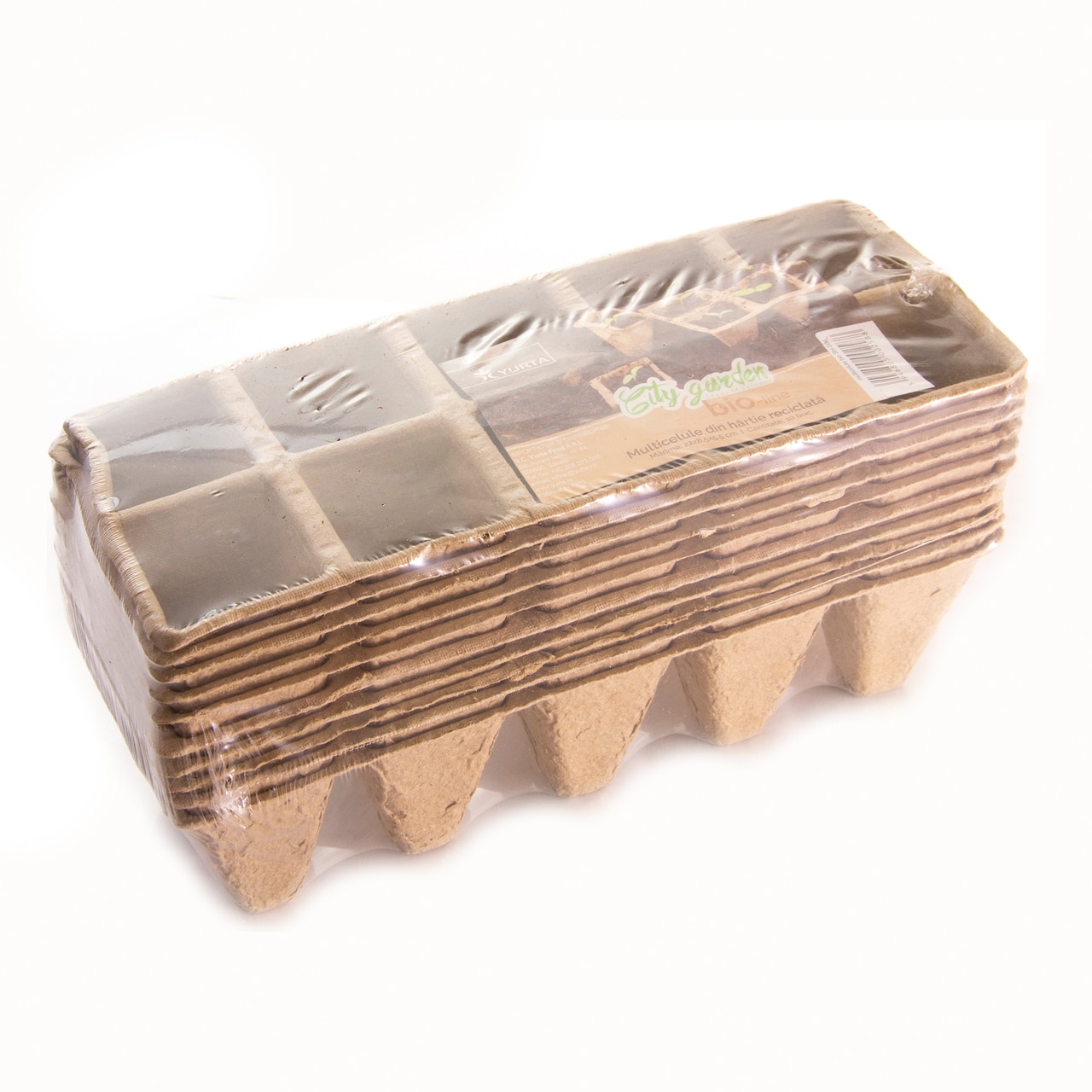 Ghivece multicelule rasaduri, carton, 5 cm  City Garden