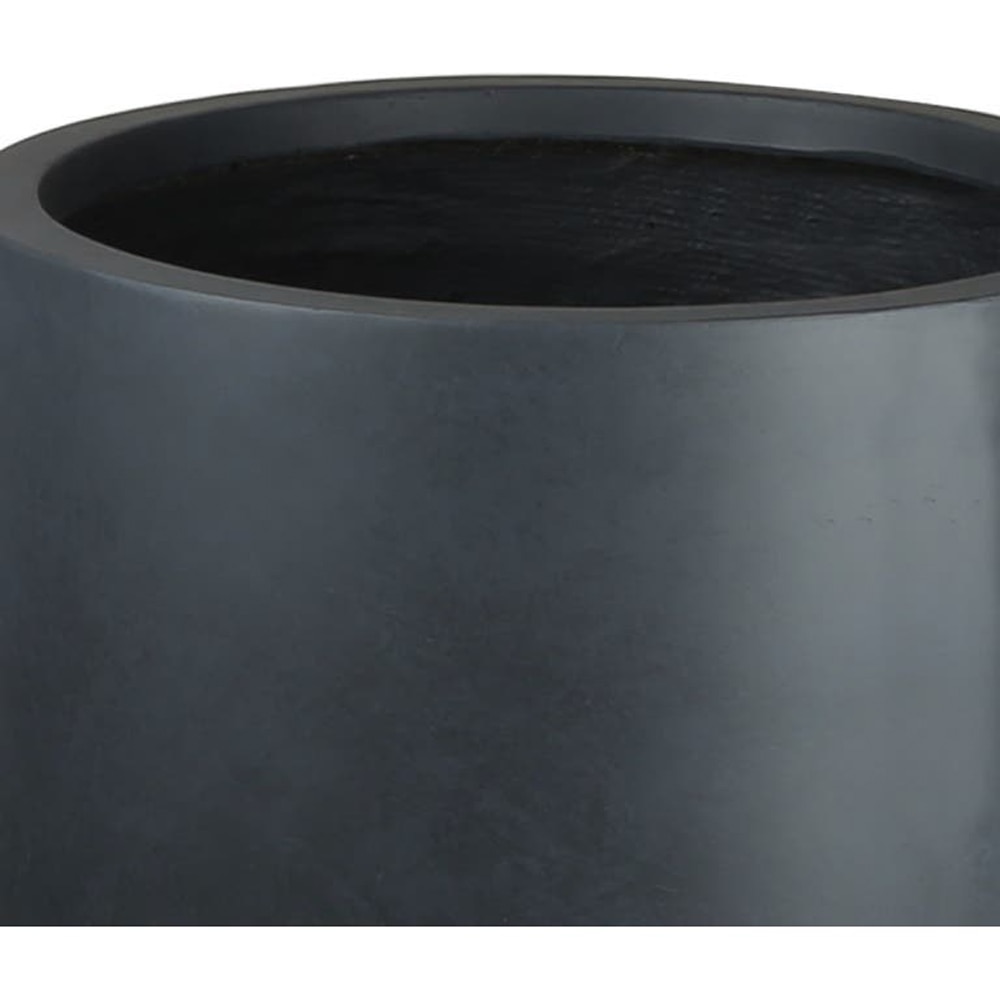 Ghiveci flori VERVE Ammer, lut, D 28 cm, gri inchis