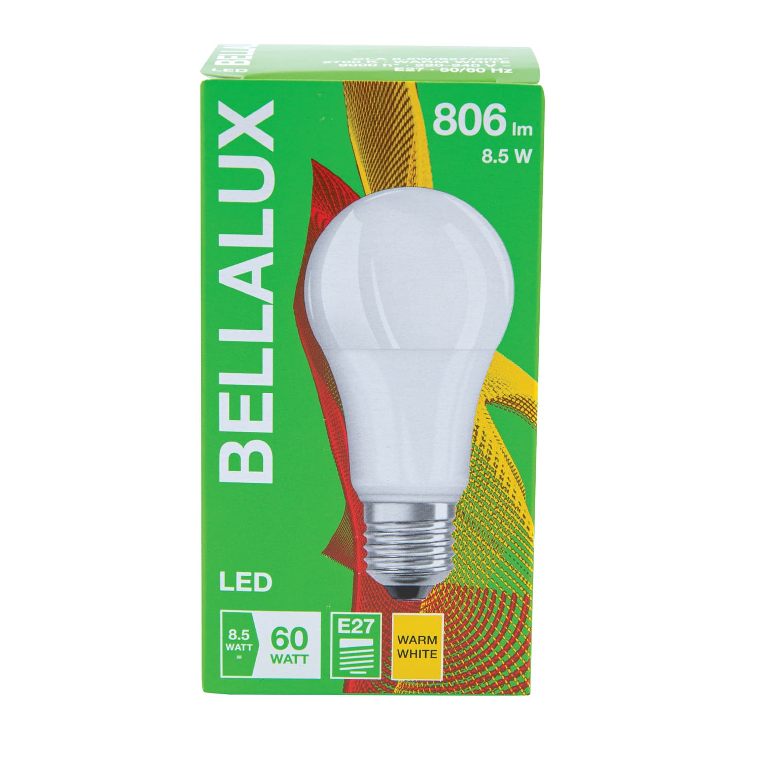 Bec Led Cla60 8.5W.827 E27 Bellx
