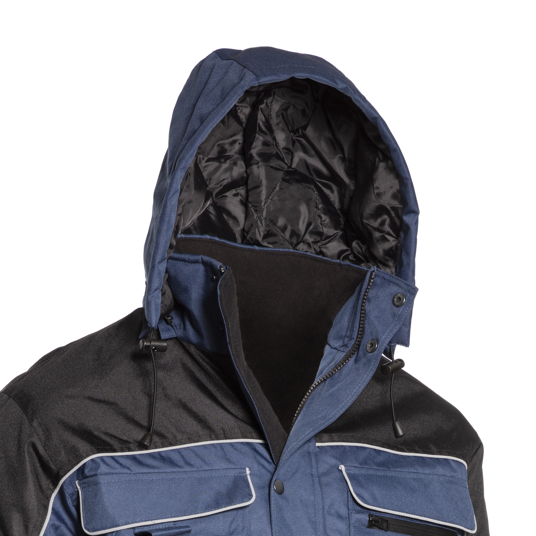 Scurta impermeabila iarna, marime XL, albastru   Dalgeco Bahus