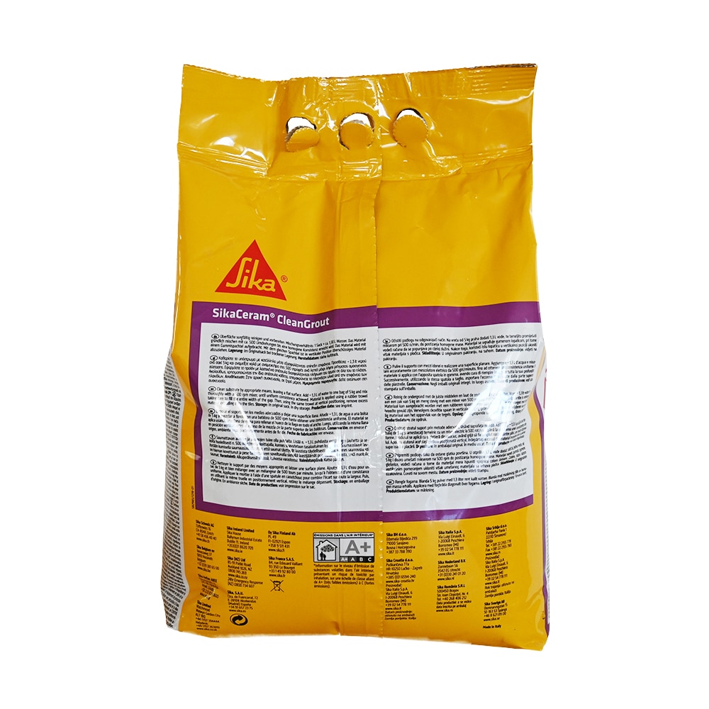 Chit rosturi gresie/faianta, alb, 5 kg • Sika