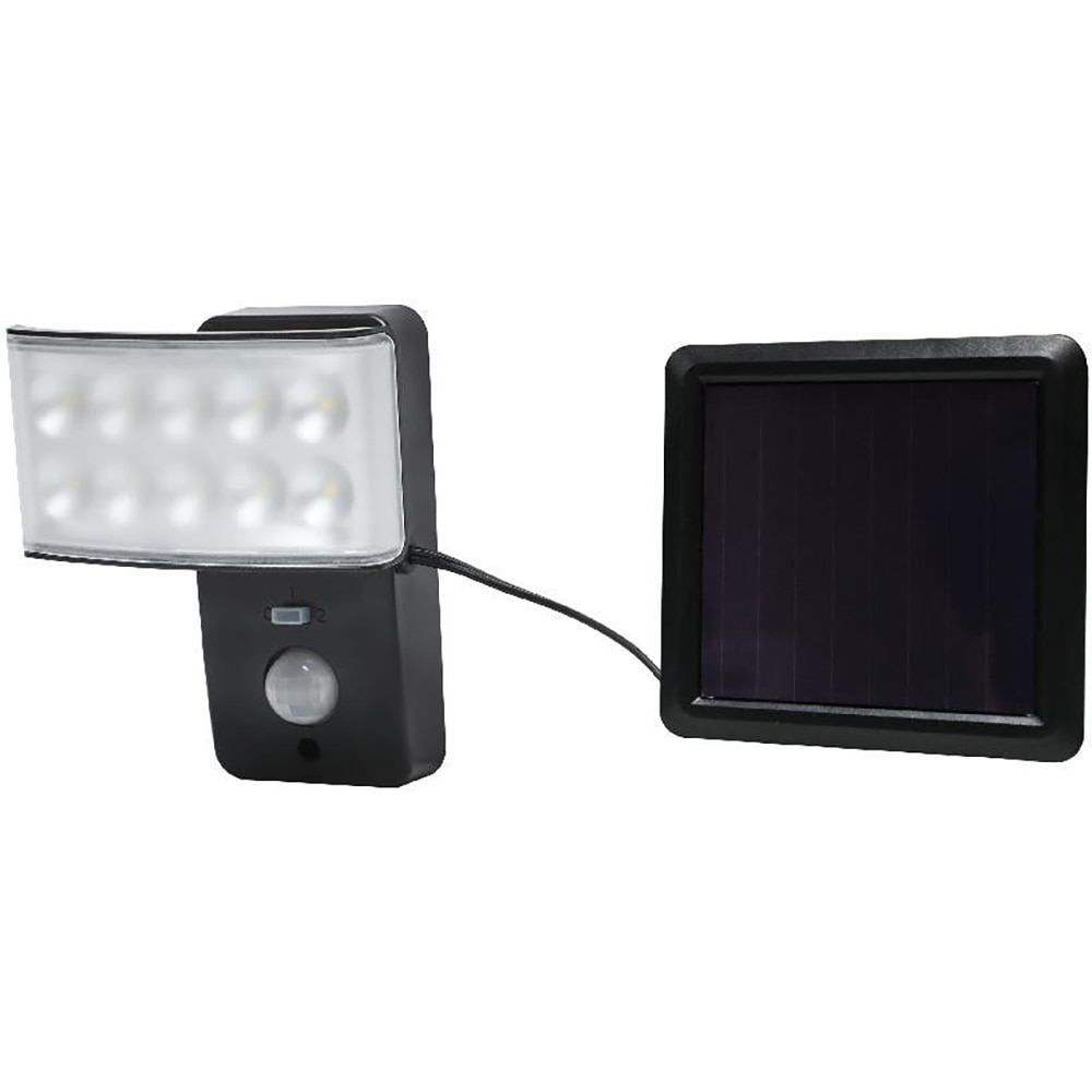 Proiector solar cu senzor de miscare FLEMING, 120lm, negru