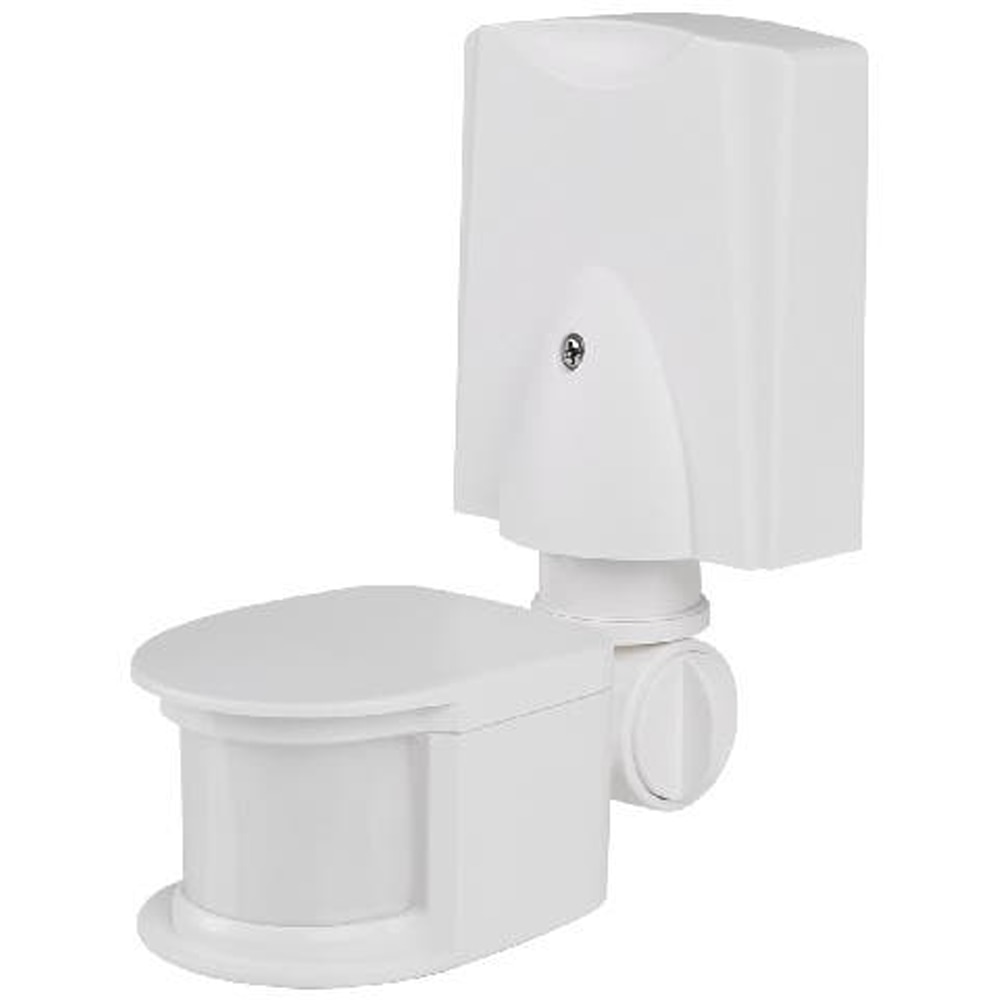 Lampa LED de exterior GOODHOME Merritt, senzor, IP44, alb