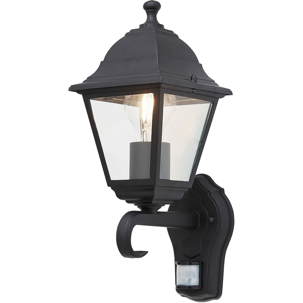 Aplica de exterior cu senzor Varennes 101278187, 60W, IP44, negru