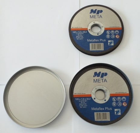 Disc de taiere, 125 x 1 x 22,2 mm, 8 bucati