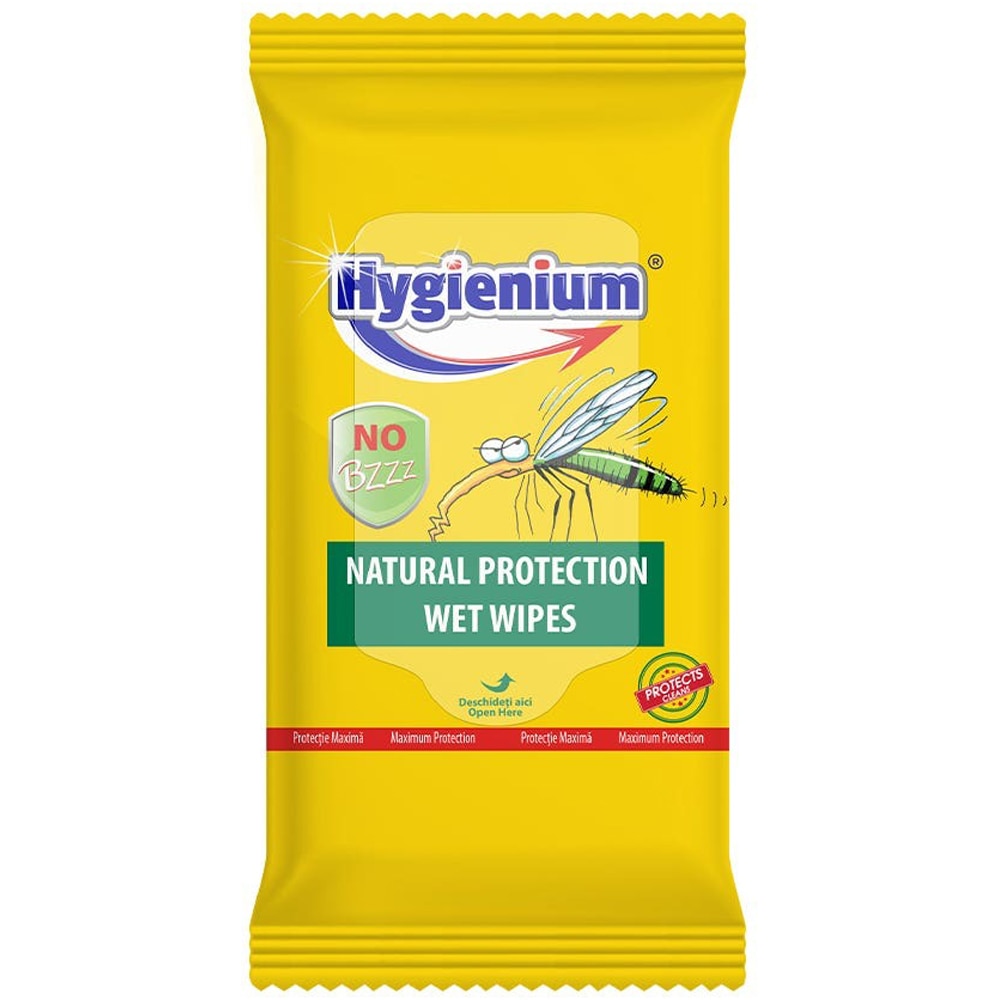 Servetele umede HYGIENIUM No Buzz, 40 bucati