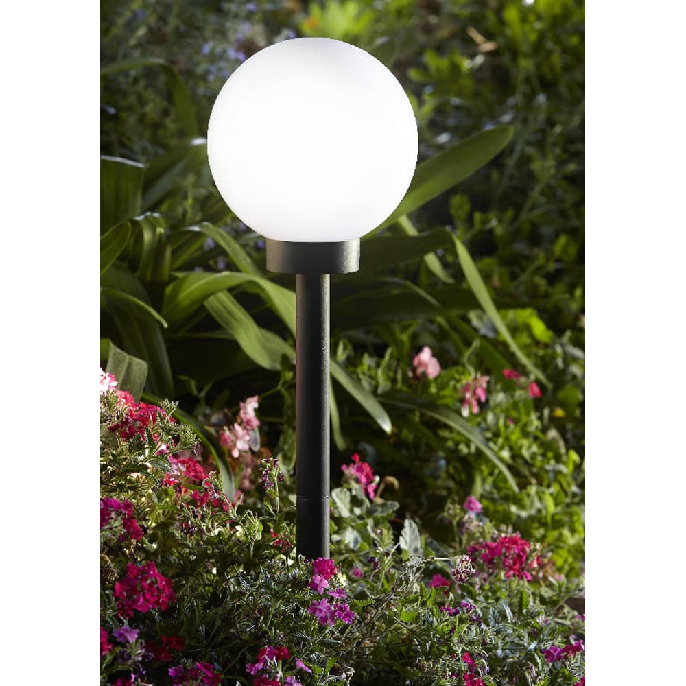 Stalp solar LED GOODHOME 101278683, 0.02W, negru
