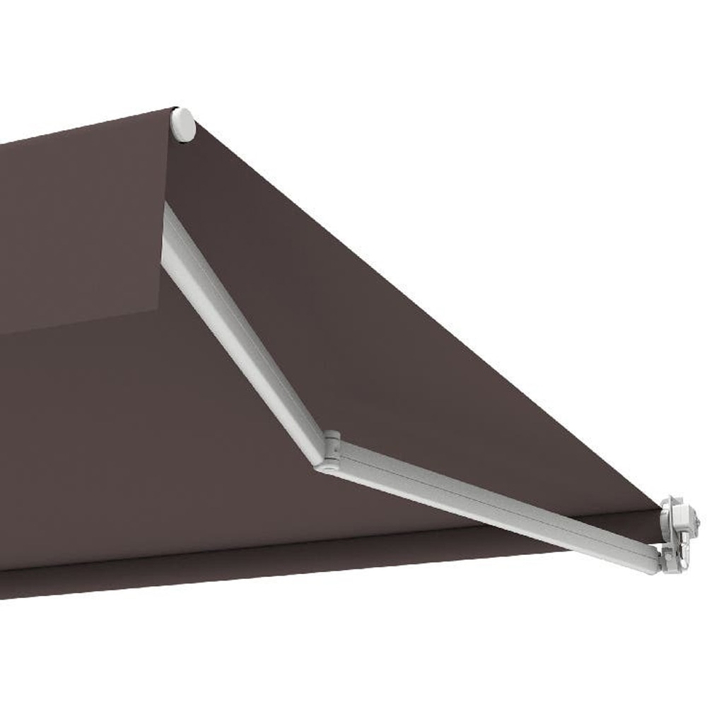 Copertina retractabila BLOOMA, aluminiu, 250 x 200 cm, maro taupe