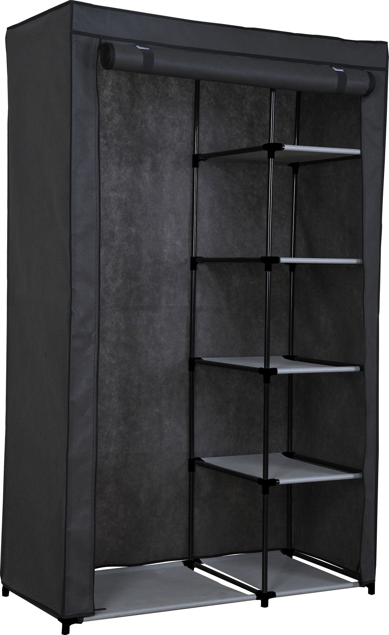 Dulap portabil cu 2 fermoare, 98.3 x 46 x 158 cm • Unic Spot Ro