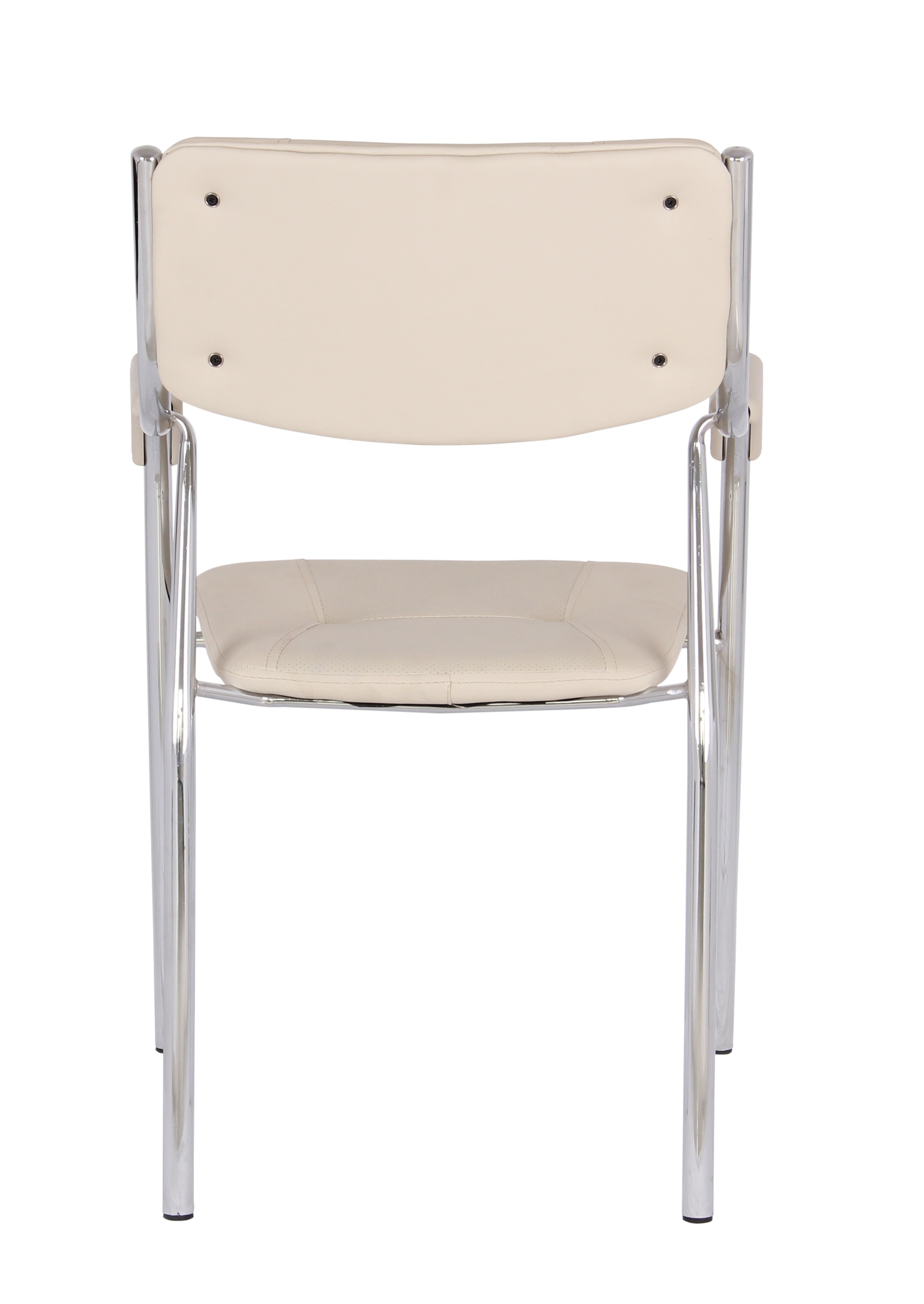 Scaun vizitator cu manere, bej, 53.5 x 57 x 87 cm • Unic Spot Ro