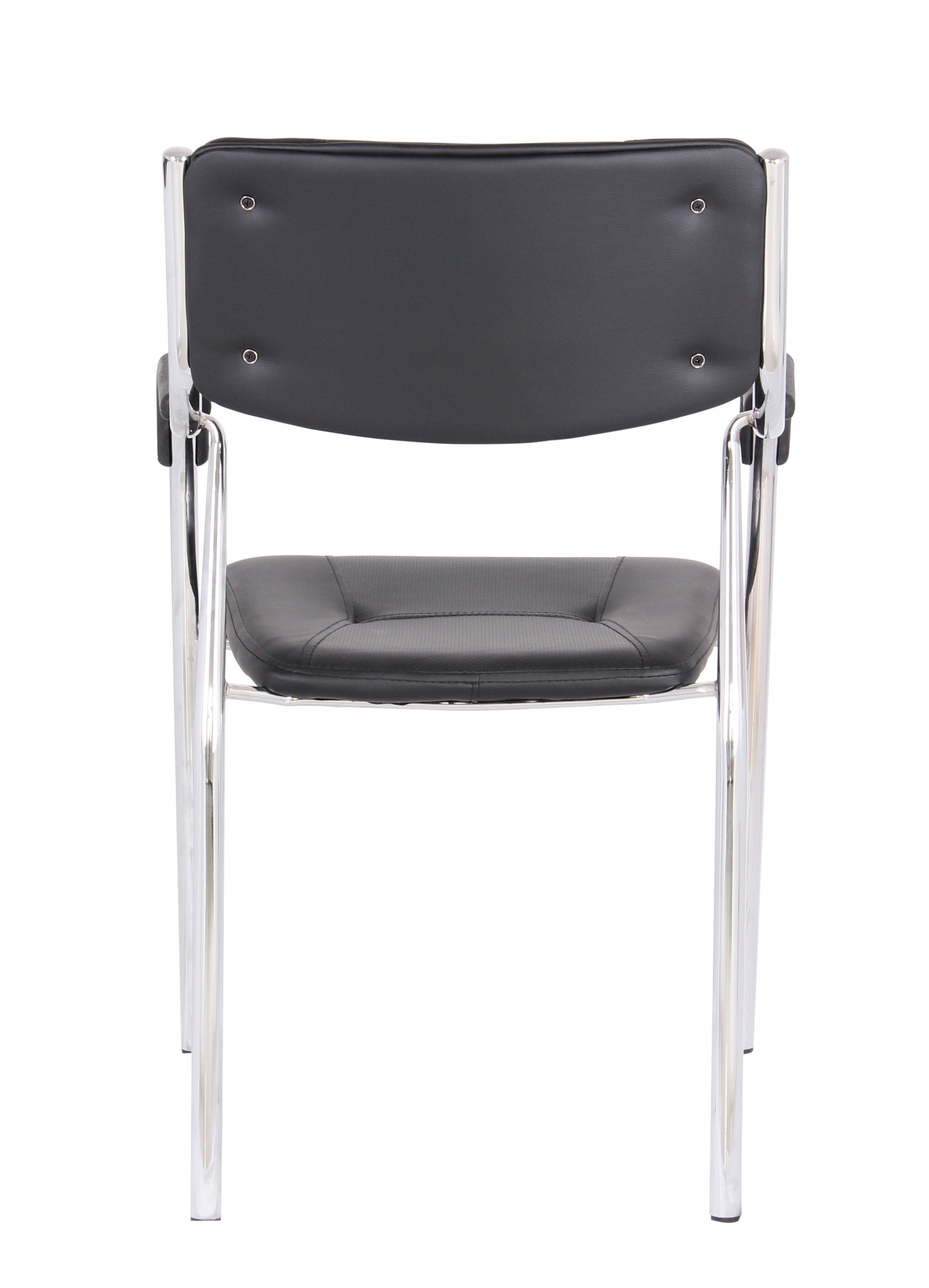 Scaun vizitator cu manere, negru, 53.5 x 57 x 87 cm  Unic Spot Ro