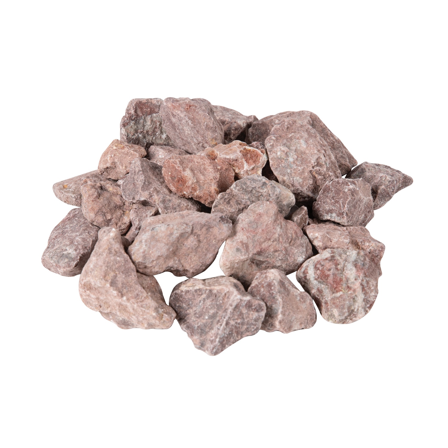 Piatra decorativa, marmura, rosu, 1/2 cm