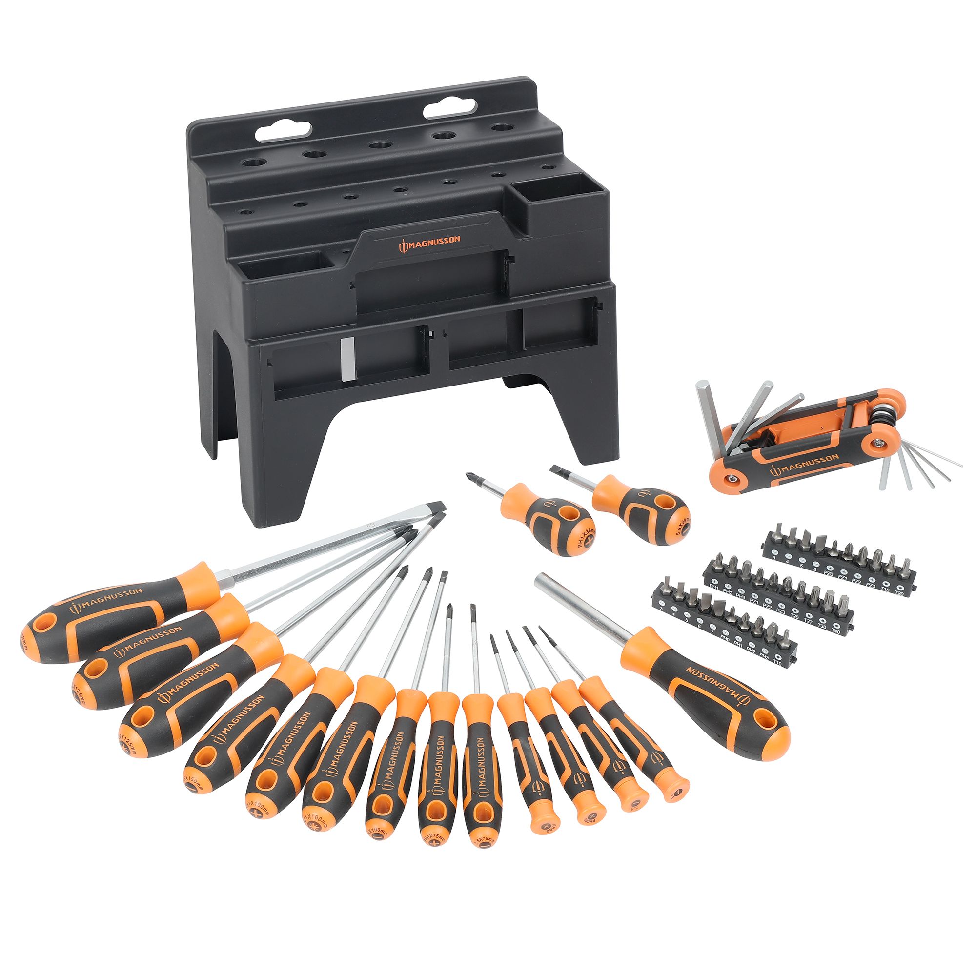 Set mix surubelnite, 54 piese • Magnusson