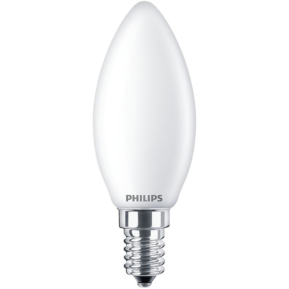 Bec LED PHILIPS Candle, E14, 6.5W, 806lm, lumina calda
