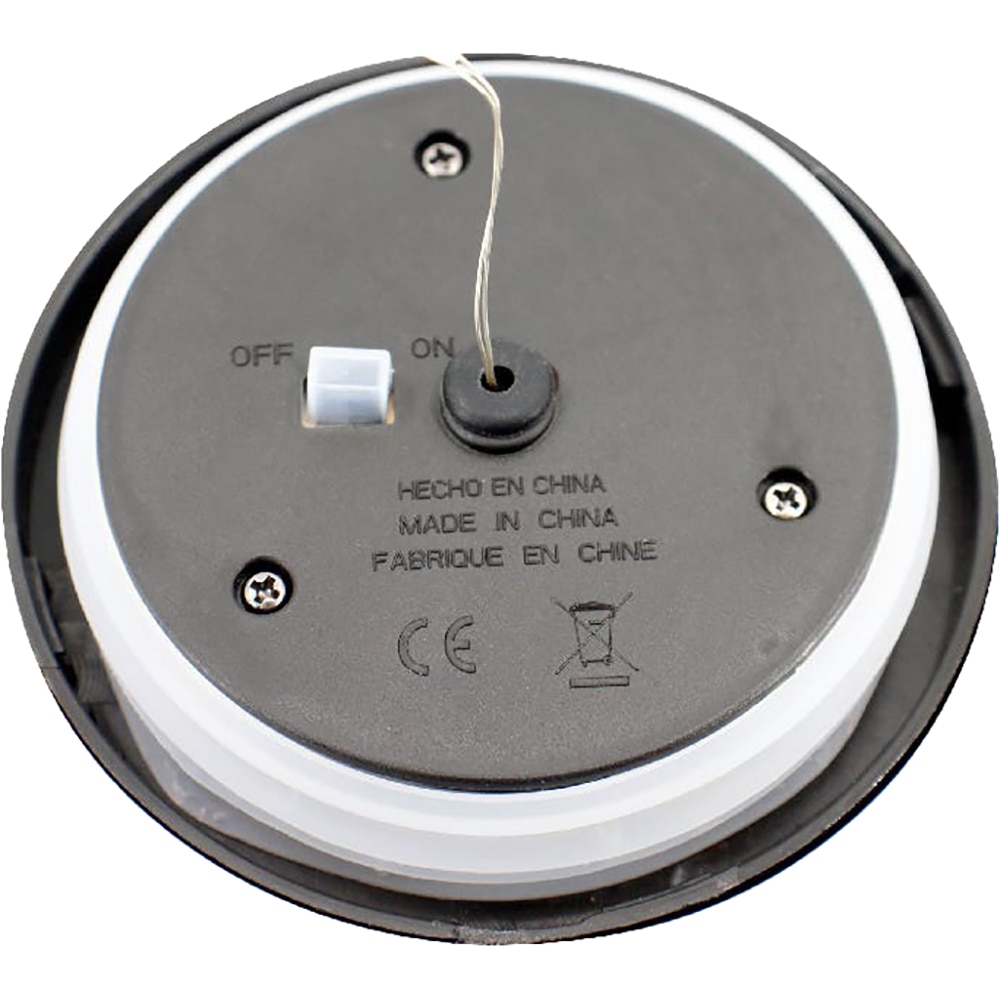 Lampa solara, LED, 3000K, tip borcan, transparent