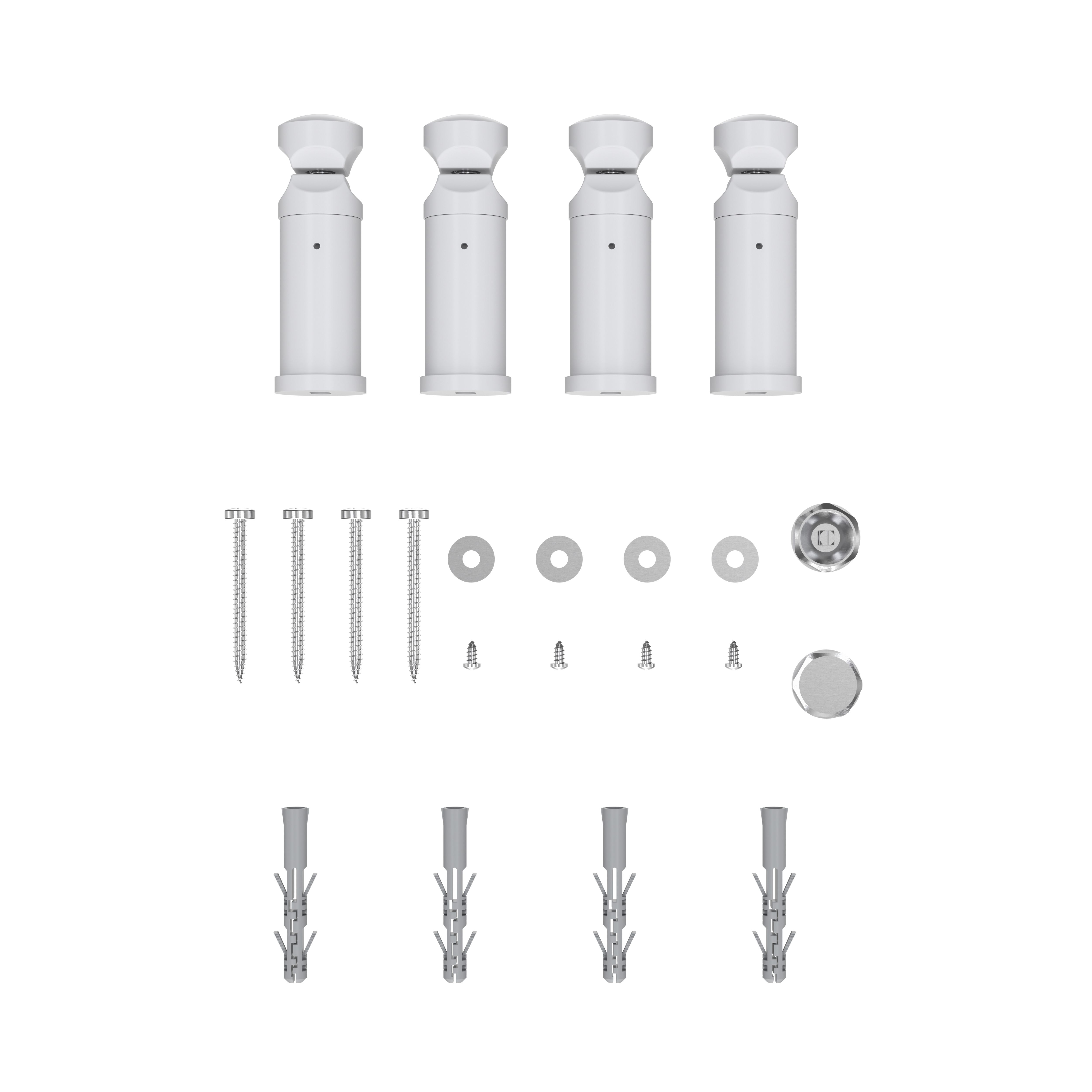 Radiator portprosop drept Flomasta, otel, 45 x 100 cm, alb