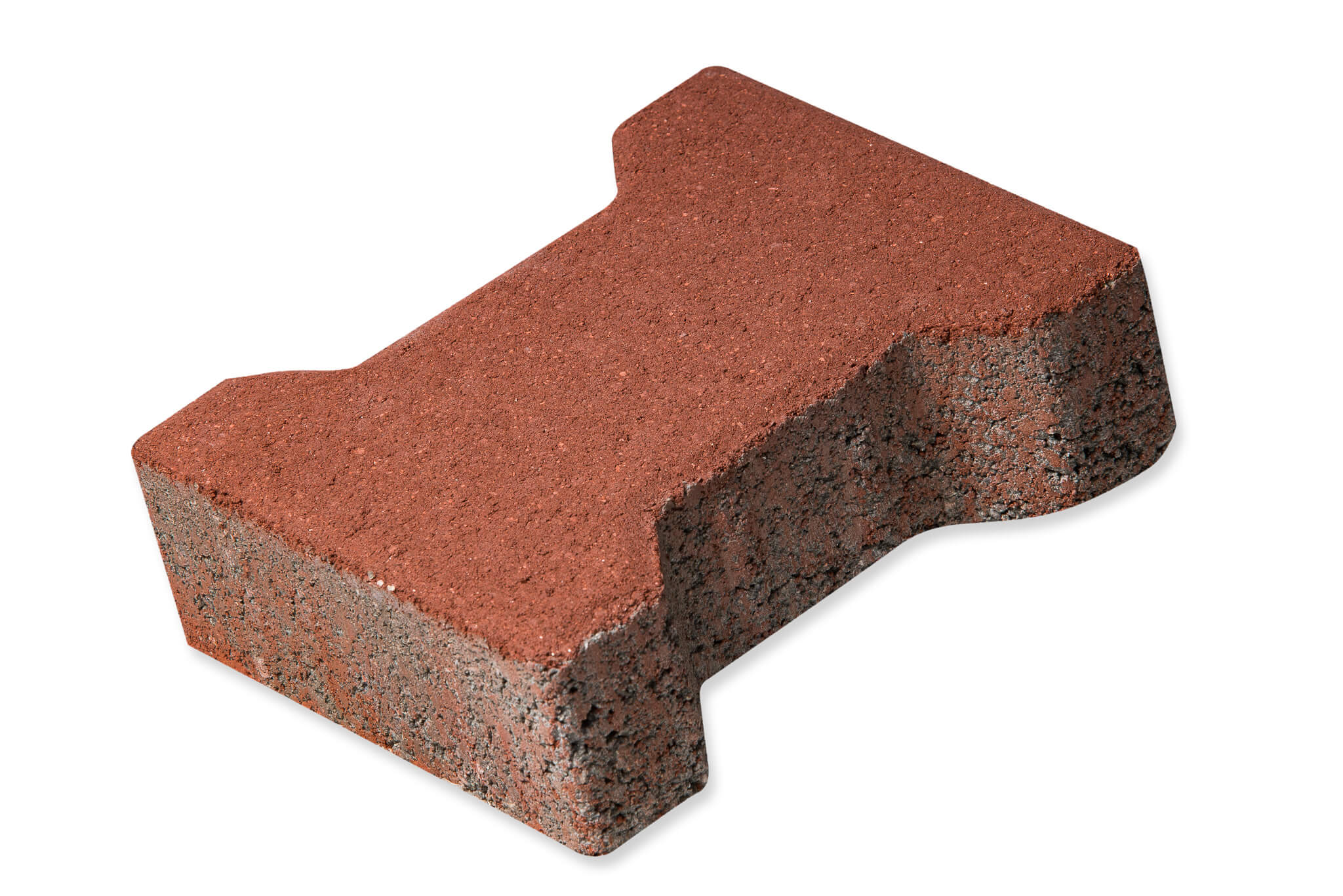 Pavaj autoblocant, cu cant, beton, rosu, 20 x 16.5 x 6 cm Petra Pavaje