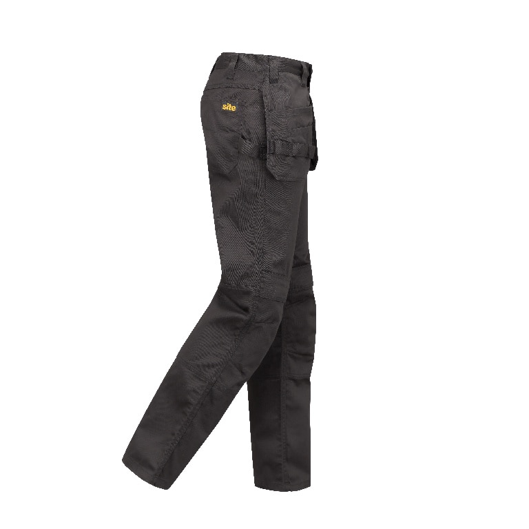 Pantaloni de lucru Site Sember, EU48, poliester si bumbac, negru