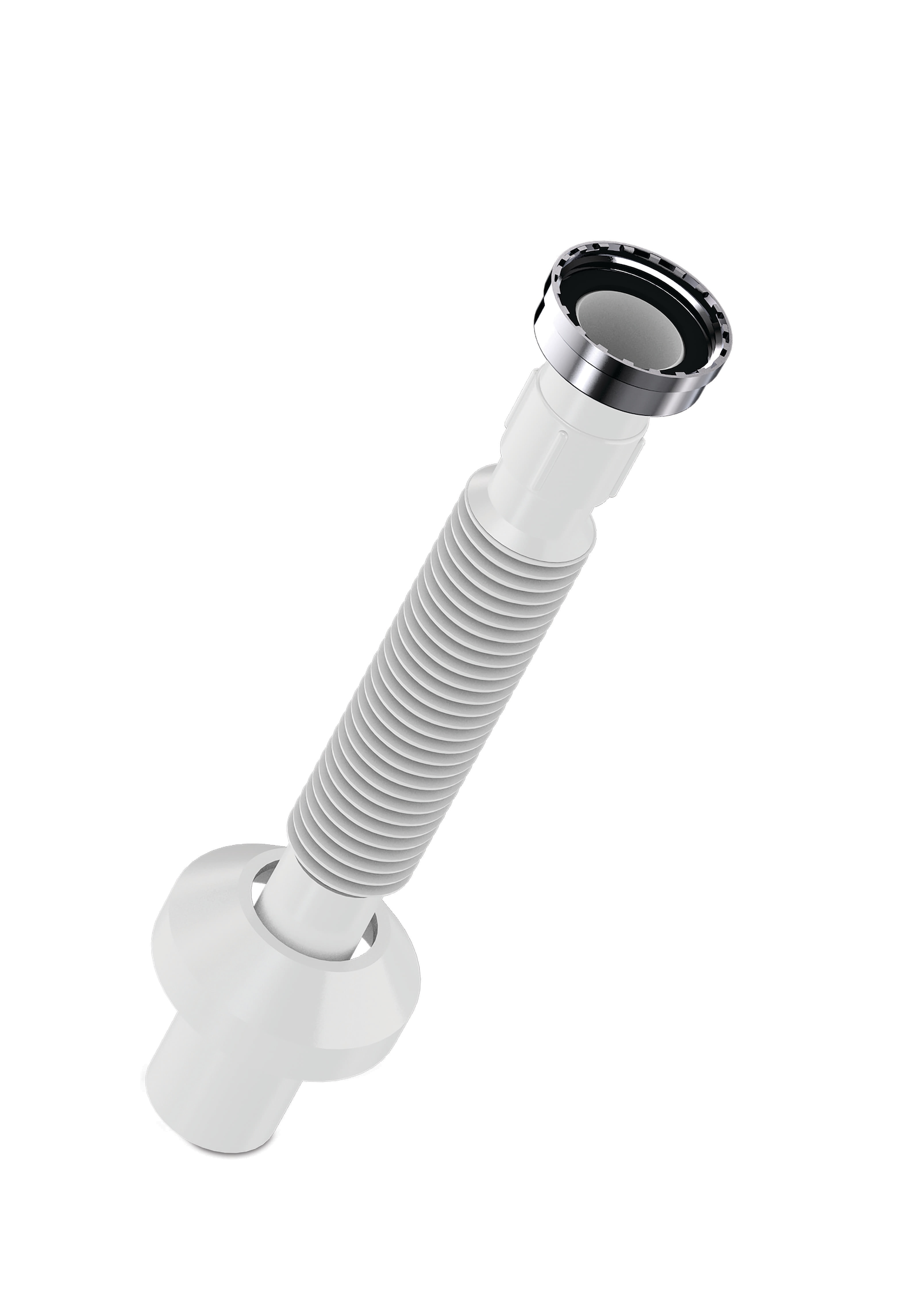 Racord flexibil Wirquin Essentiel 30950188, 1 1/2", D 40mm, alb