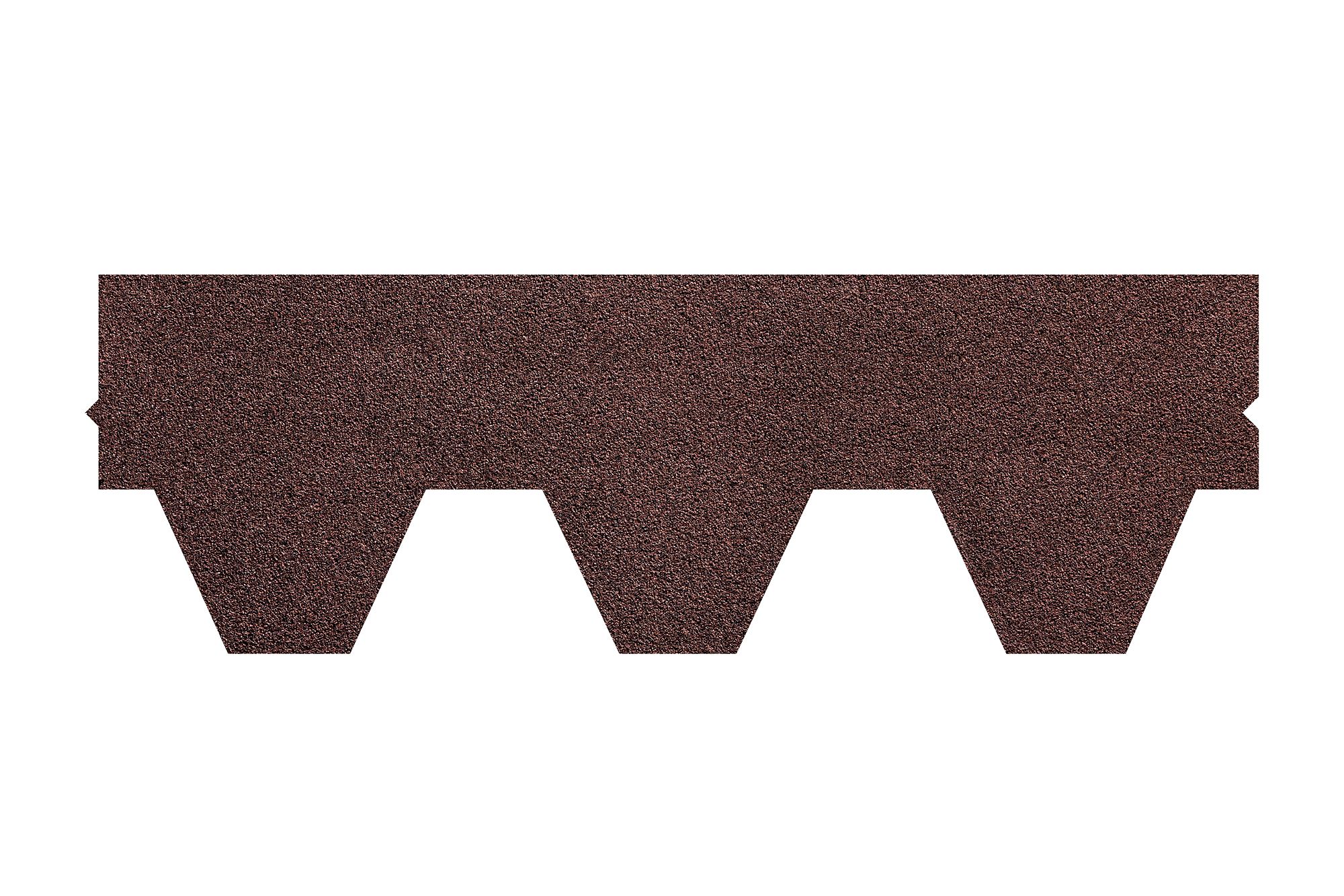 Sindrila bituminoasa, hexagonala, maro, 2.9 mp/pachet