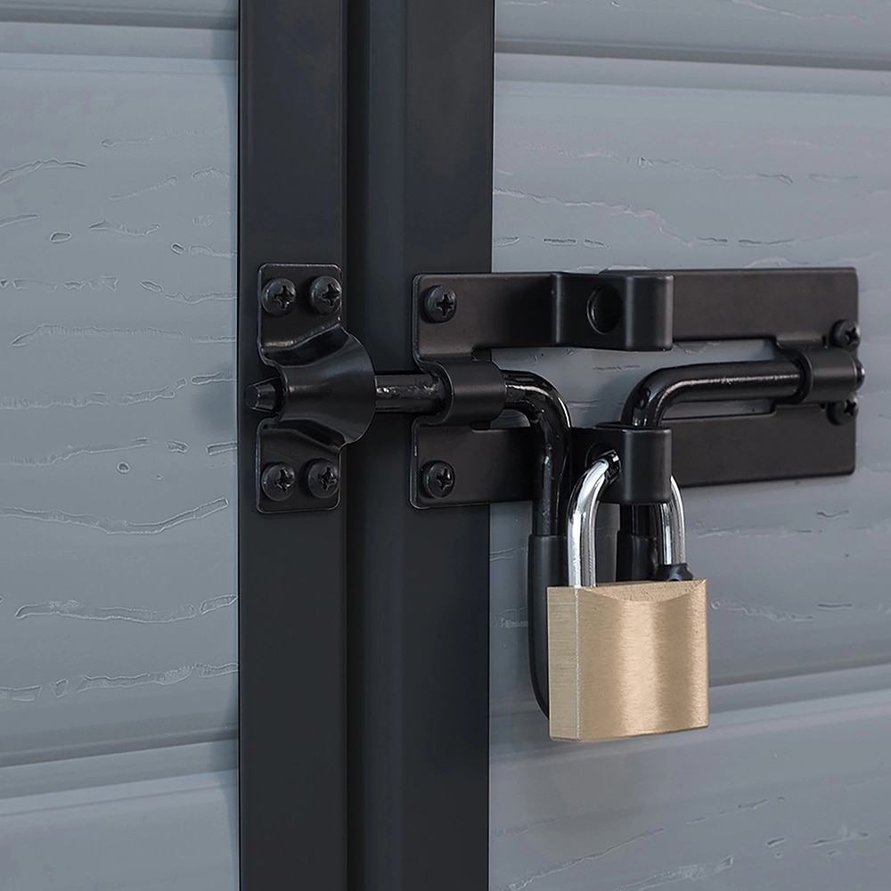 Casuta gradina KLIKSTROM Senner, rasina, 129 x 103 x 196 cm, antracit