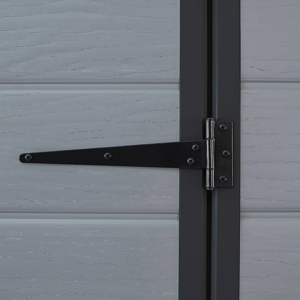 Casuta gradina KLIKSTROM Senner, rasina, 129 x 103 x 196 cm, antracit