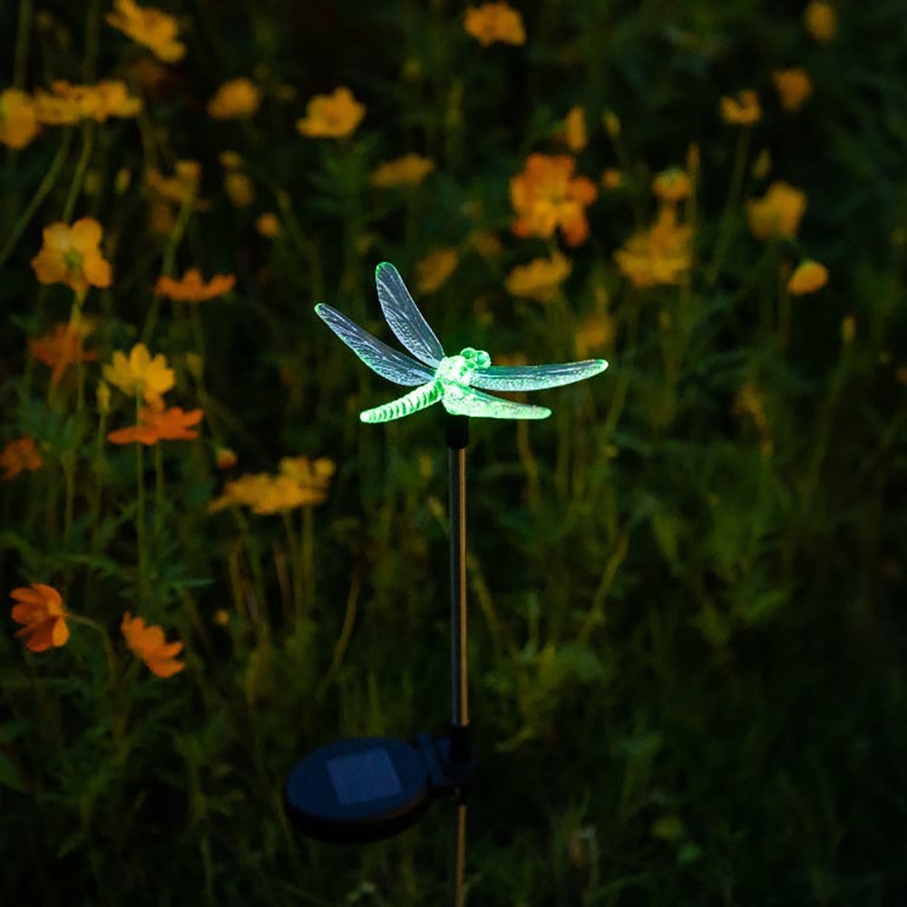 Lampa solara LED, forma de libelula