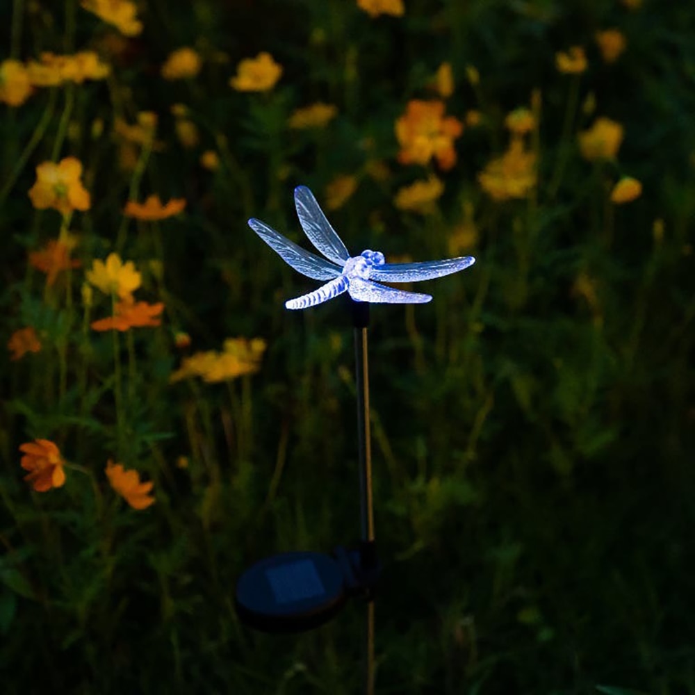 Lampa solara LED, forma de libelula