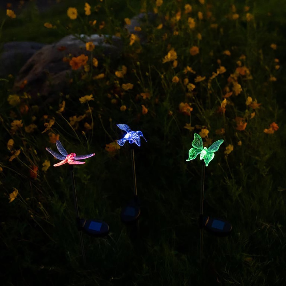 Lampa solara LED, forma de libelula