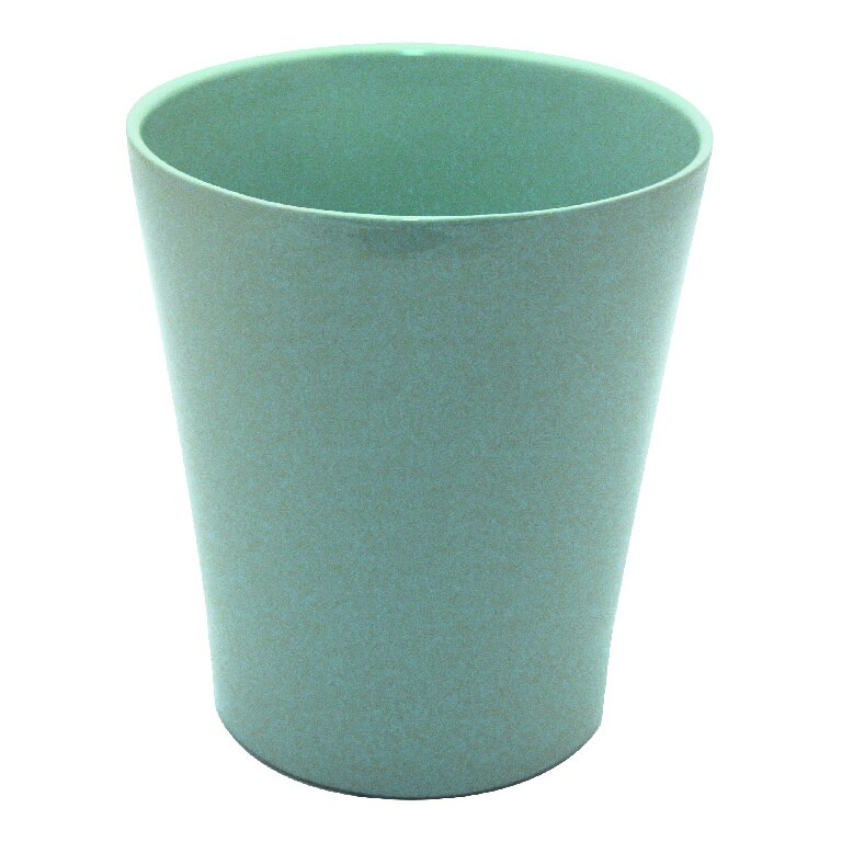 Ghiveci din ceramica, albastru, forma rotunda, 13 cm diametru • GoodHome