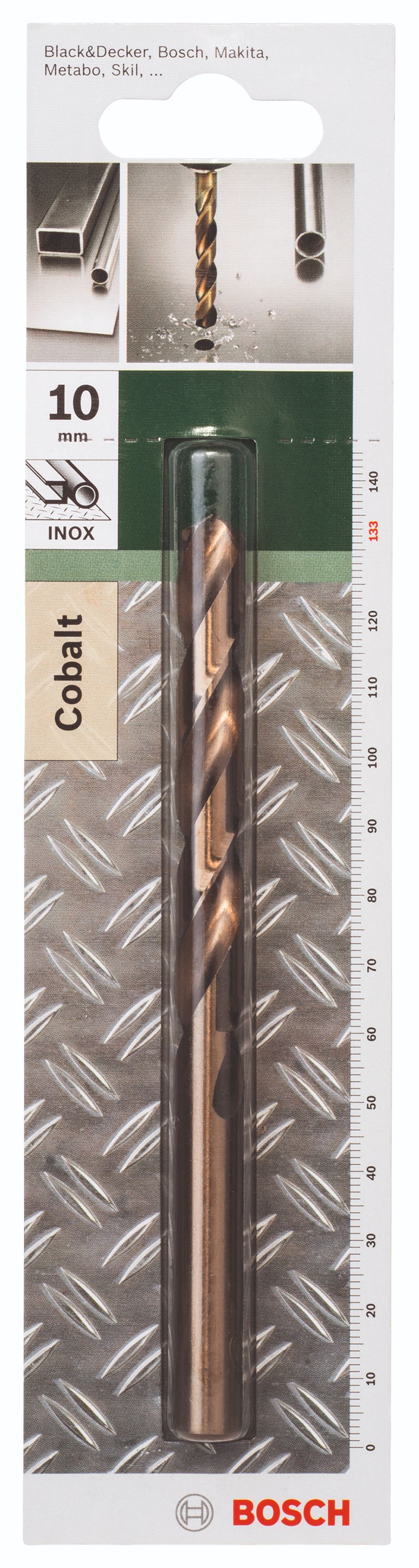 Burghiu pentru metal, HSS CO, 10 x 133 mm  Bosch