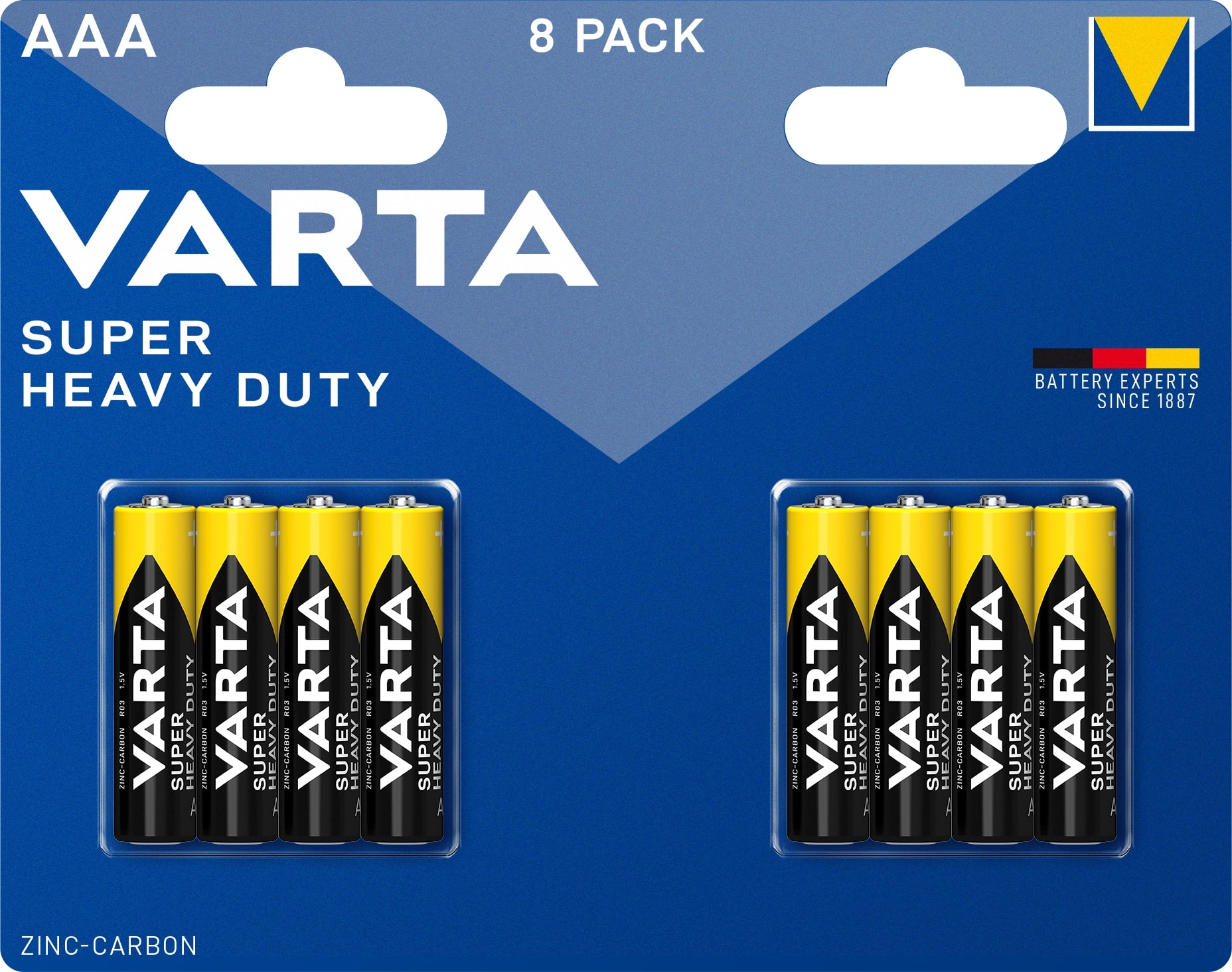 Baterii AAA blister 8  Varta Super Heavy Duty