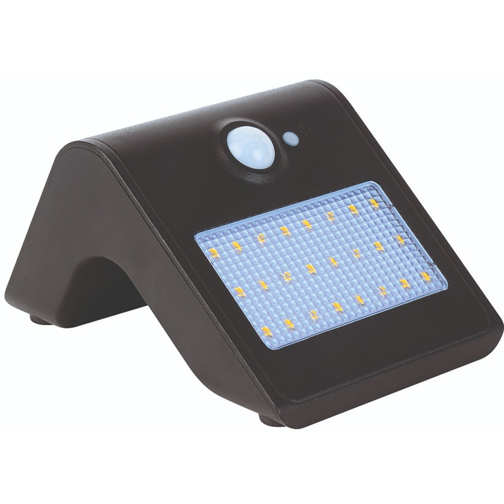 Lampa solara LED cu senzor HOROZ Sirius, 1W, 4000K, 1.2V, IP44, plastic, negru