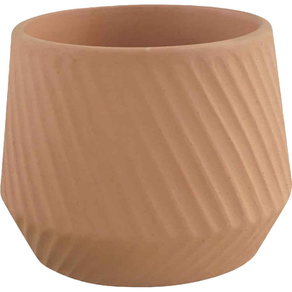Ghiveci rotund GOODHOME, teracota, 9 cm, maro