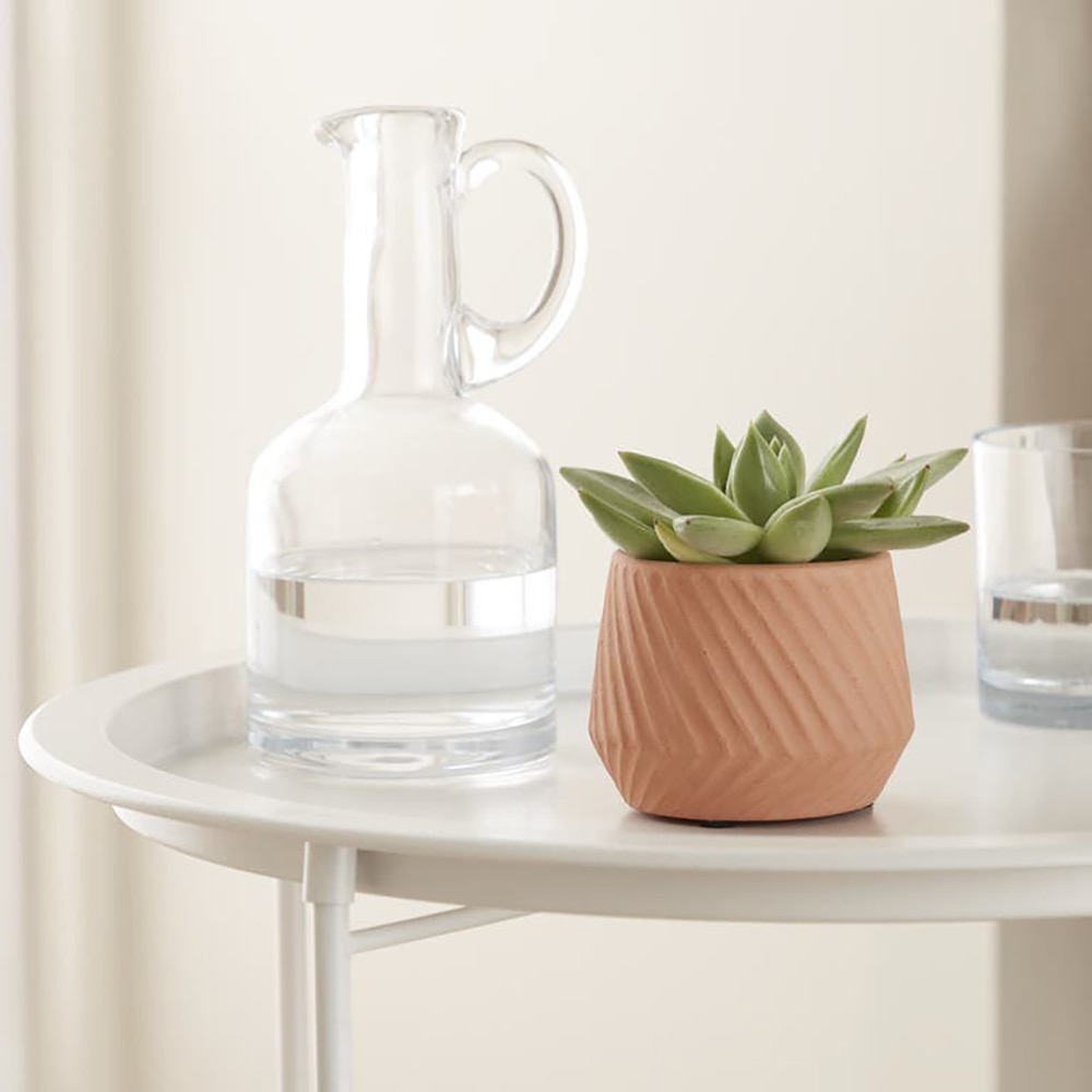 Ghiveci rotund GOODHOME, teracota, 9 cm, maro