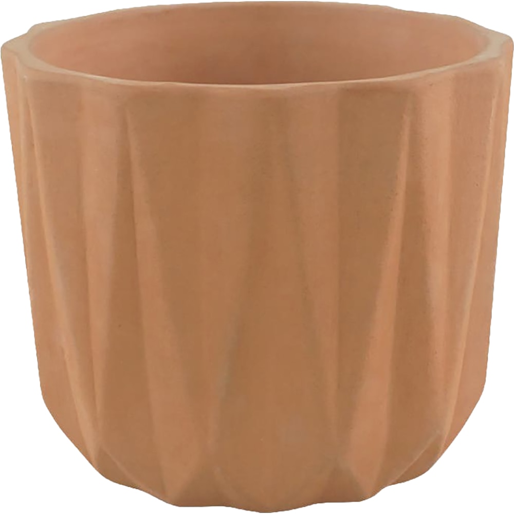 Ghiveci rotund GOODHOME, teracota, 20.5 cm, maro
