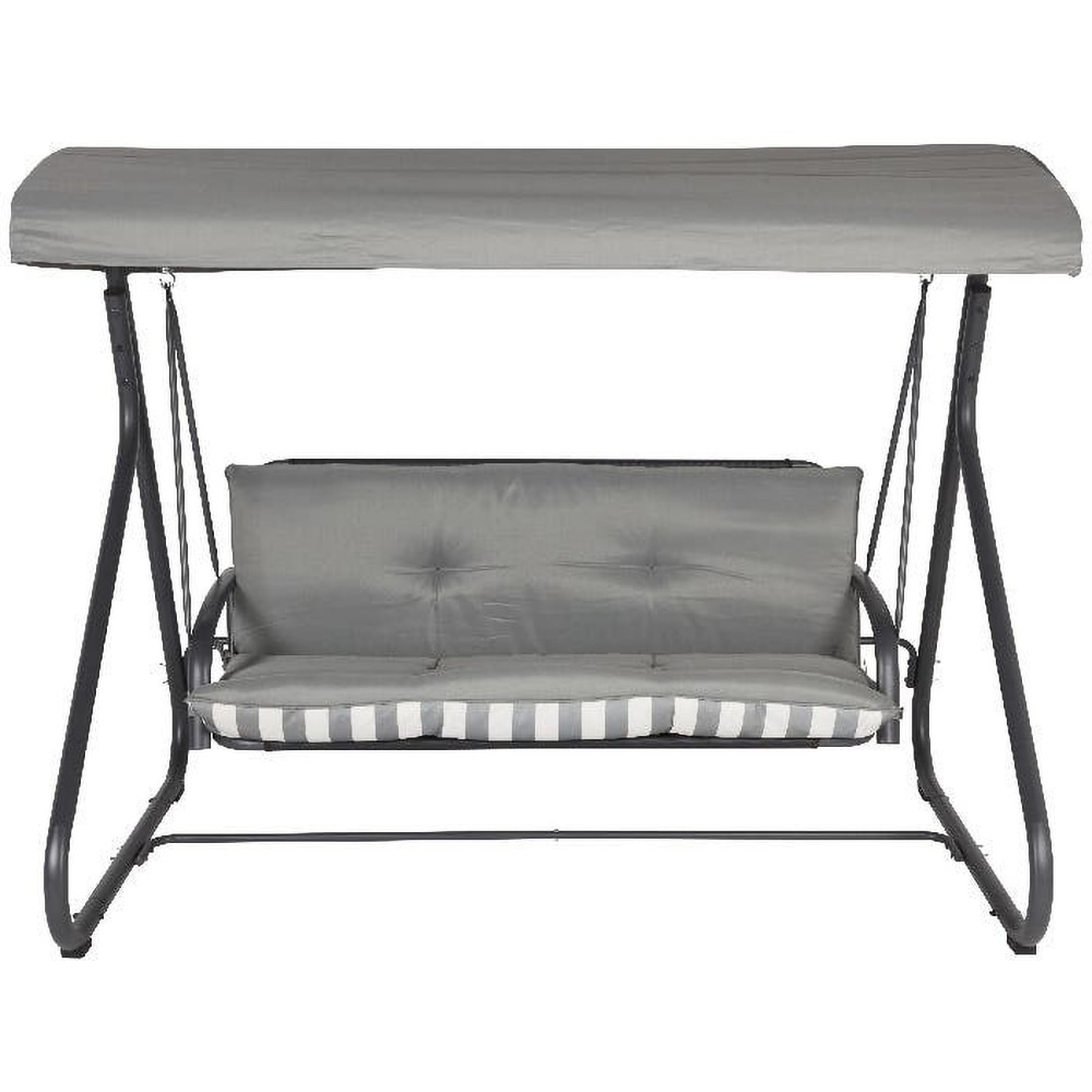 Balansoar gradina Colorado, 3 locuri, 206 x 130 x 165 cm, gri