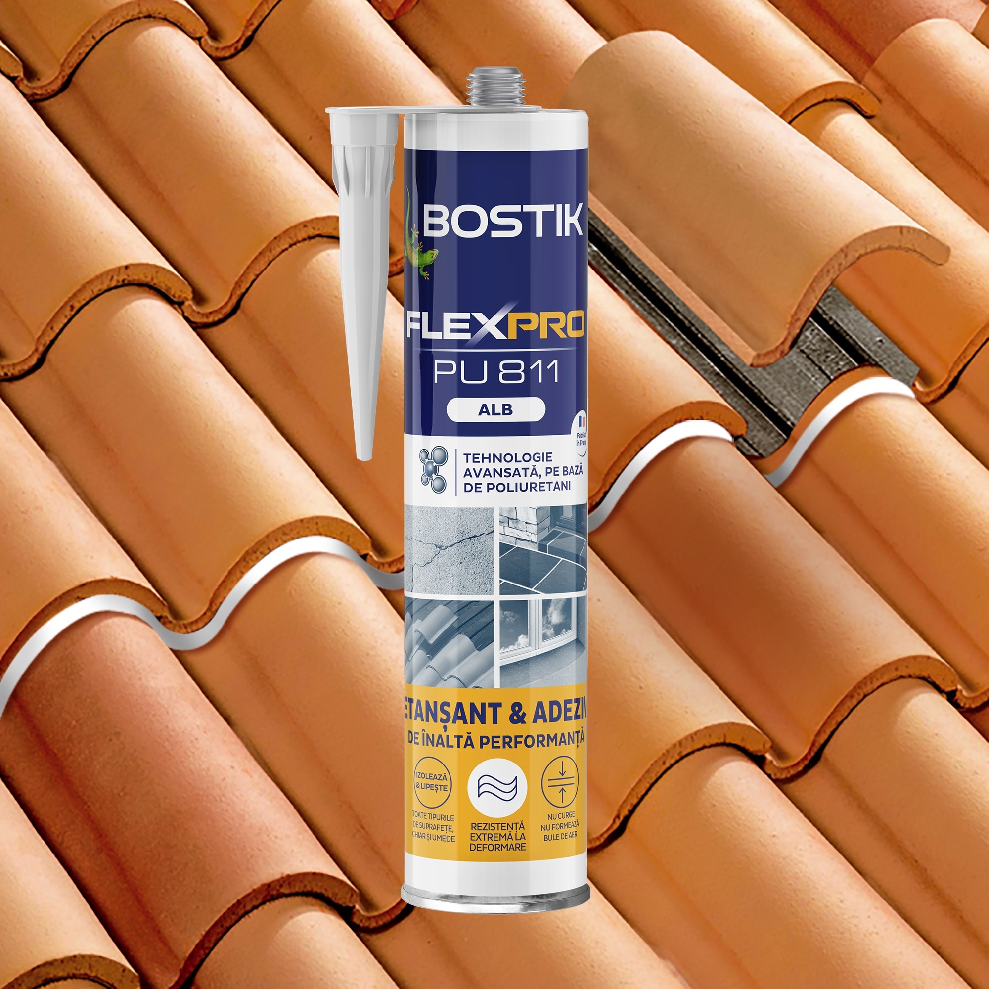 Etansant BOSTIK FlexPro PU 811, maro, 300 ml