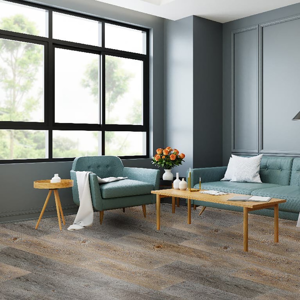 Placa PVC adeziva 1.11 MP GOODHOME, 15.2 x 91.4 cm, stejar