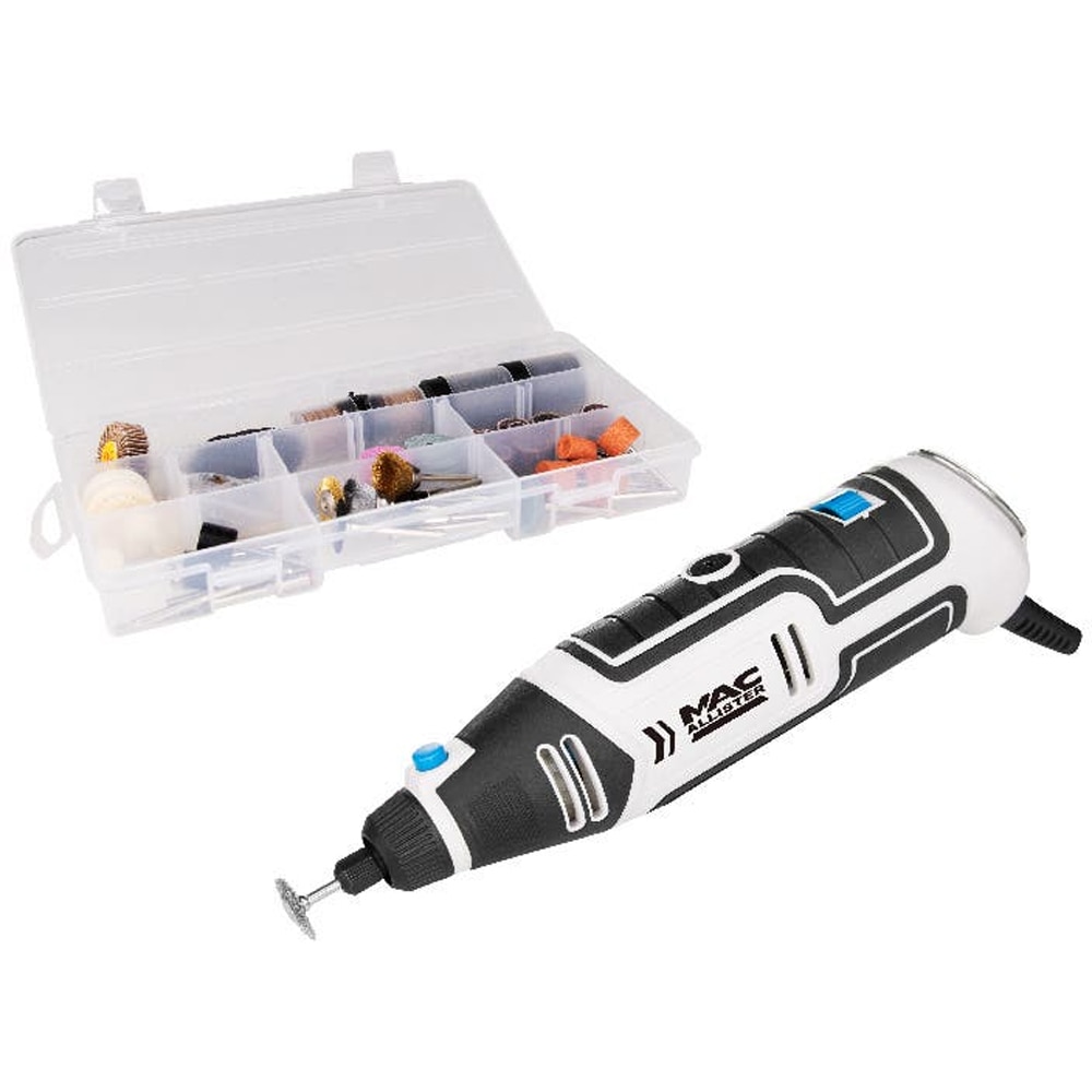 Mini unealta rotativa Mac Allister, 130W, kit 213 accesorii