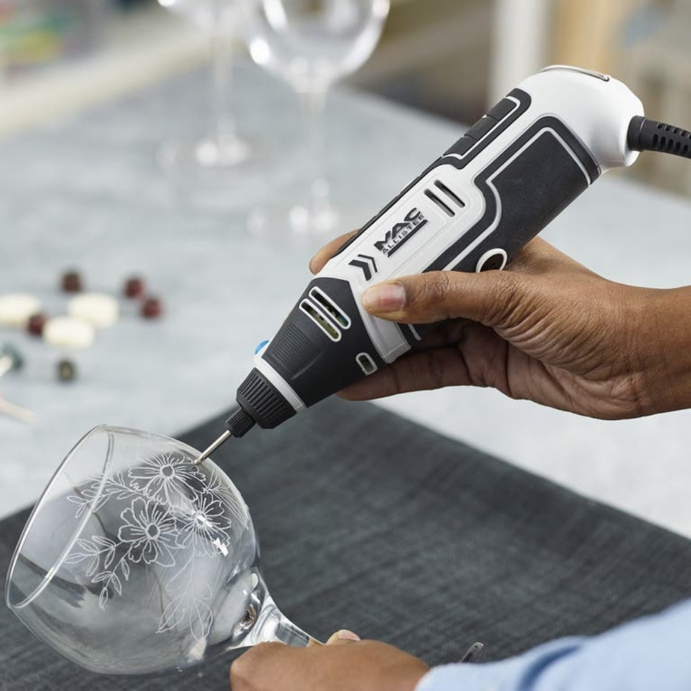 Mini unealta rotativa Mac Allister, 130W, kit 213 accesorii