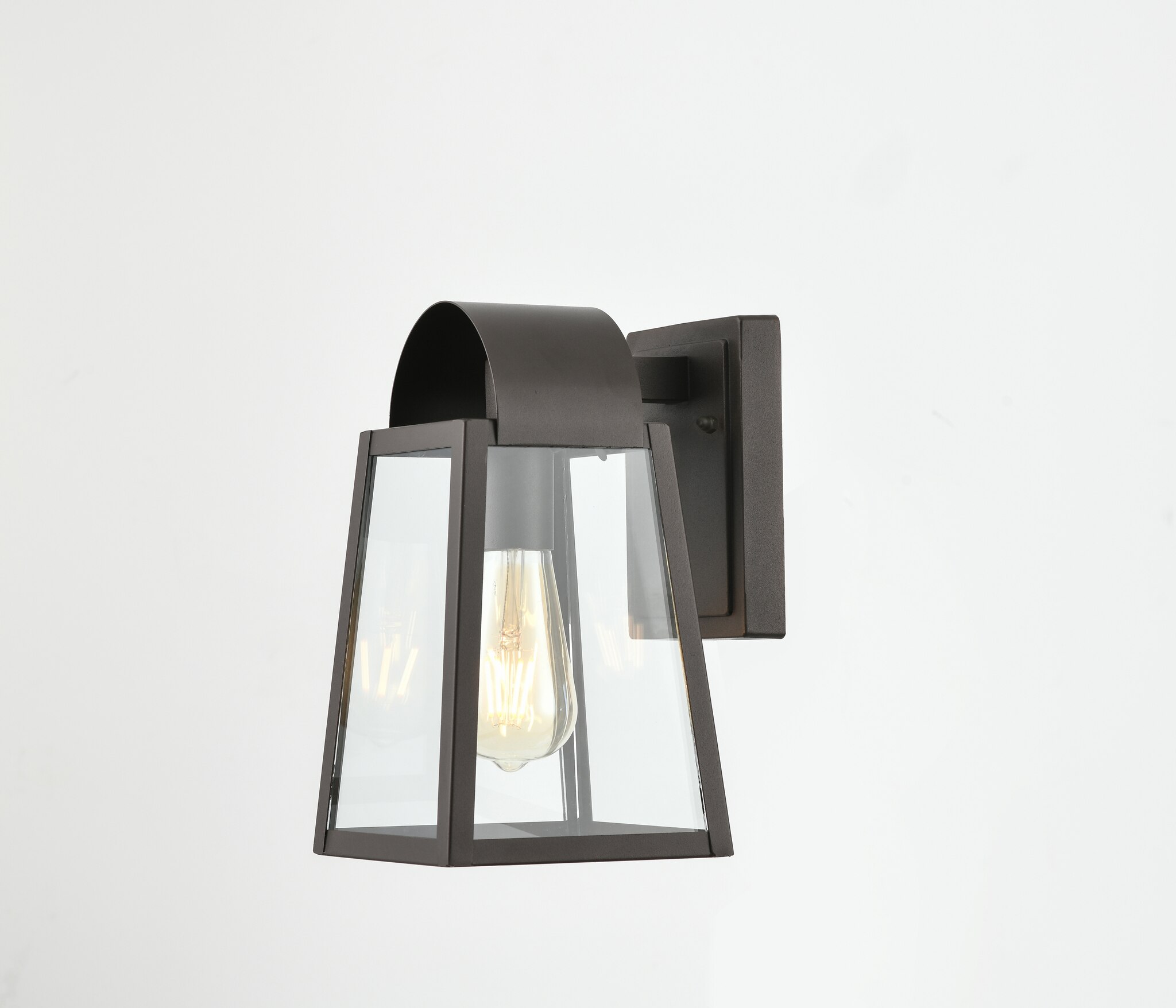 Aplica de exterior KLAUSEN Blaze 3S KL133003, 15W, E27, Cafeniu