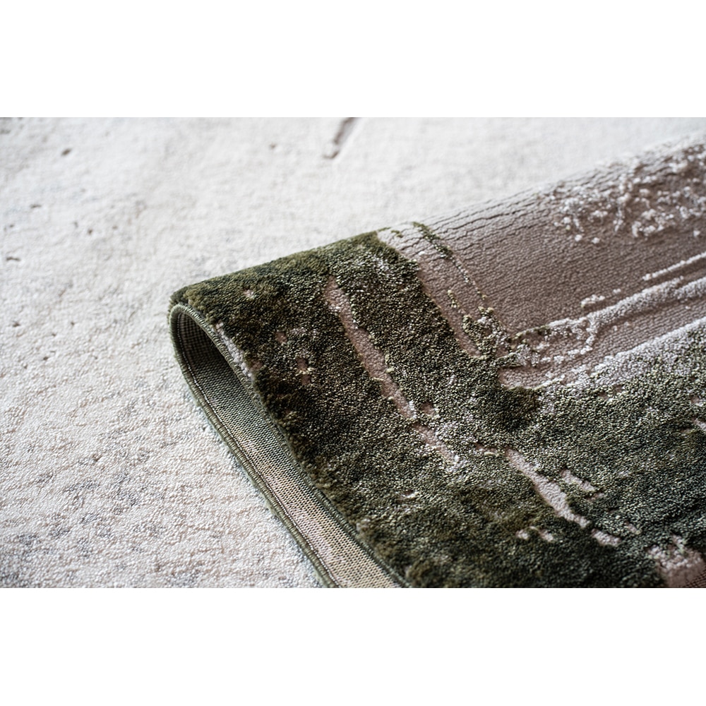 Covor living Nero K820A, 80 x 150 cm, poliester, verde