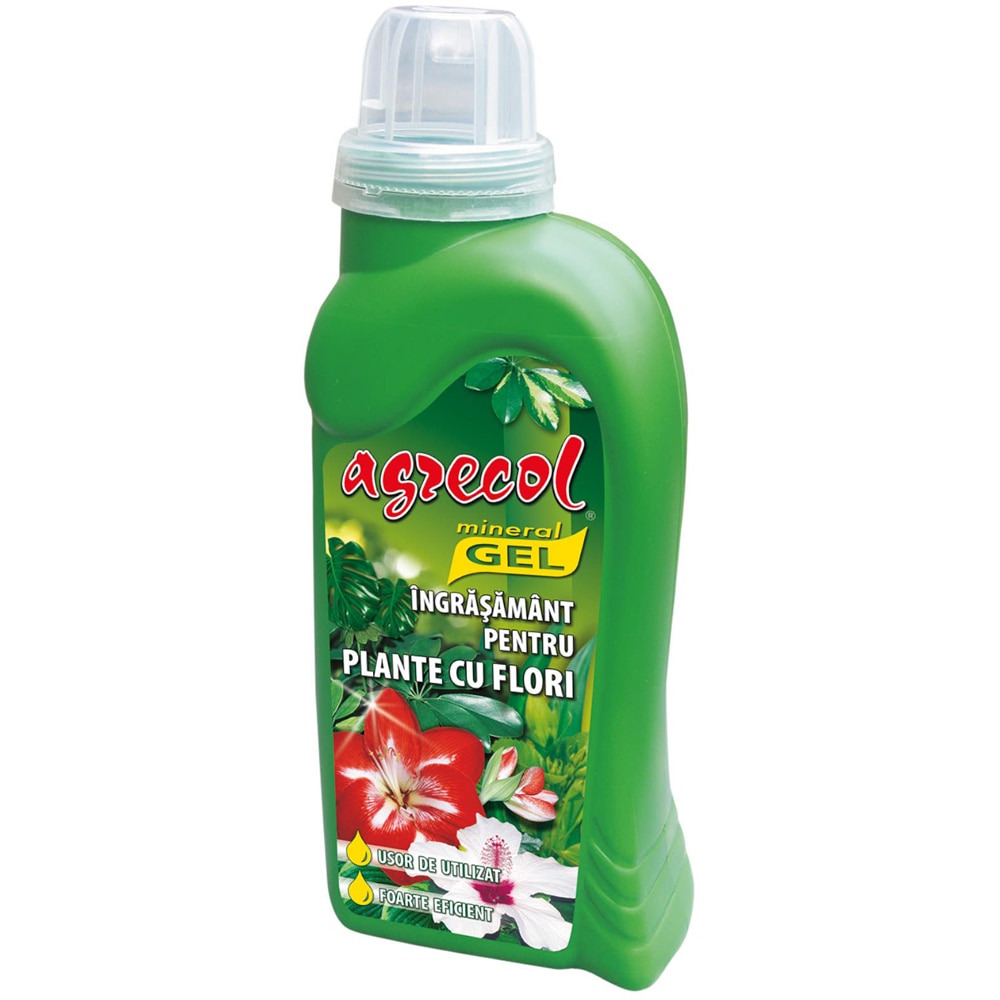Ingrasamant gel mineral pentru plante cu flori Agrecol, 0.25 L