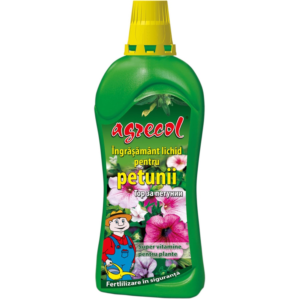 Ingrasamant lichid pentru petunii Agrecol, 0.75 L
