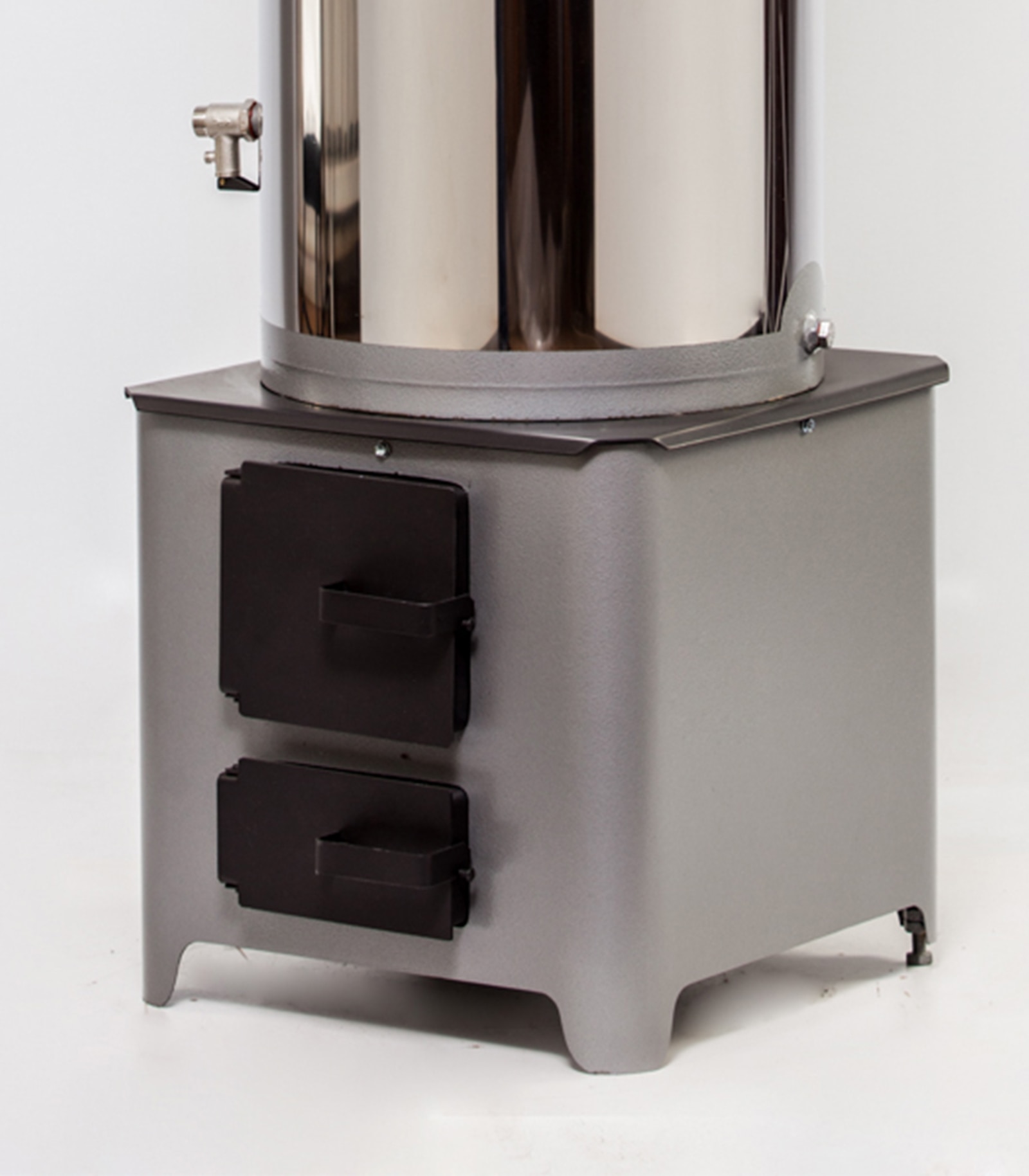 Ansamblu boiler cu focar si usi din fonta, Economic FM, 90 l