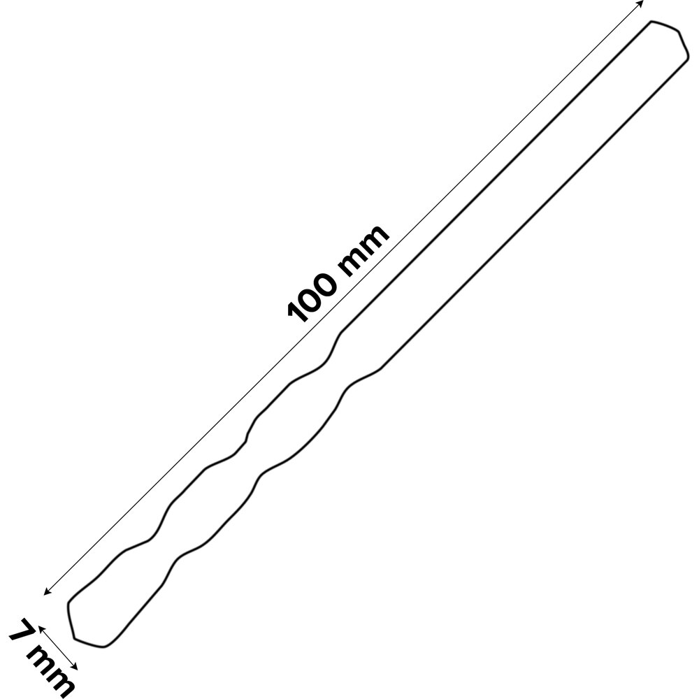 Burghiu multifunctional Erbauer, 7 x 100 mm
