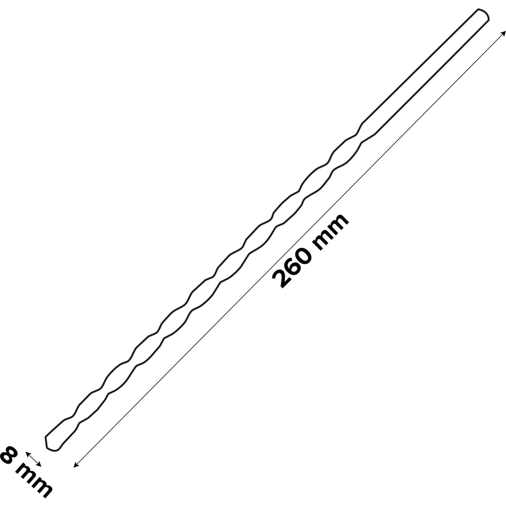 Burghiu multifunctional Erbauer, 8 x 260 mm