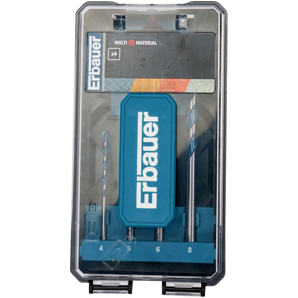 Burghiu multifunctional Erbauer, set 4 bucati